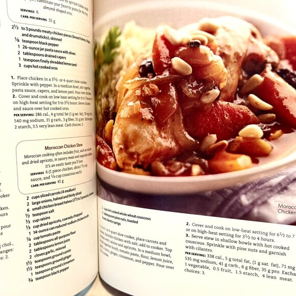 Diabetic Living FAVORITE SLOW COOKER Recipes HC Cookbook Delicious-Slow-Simmered - Picture 10 of 16